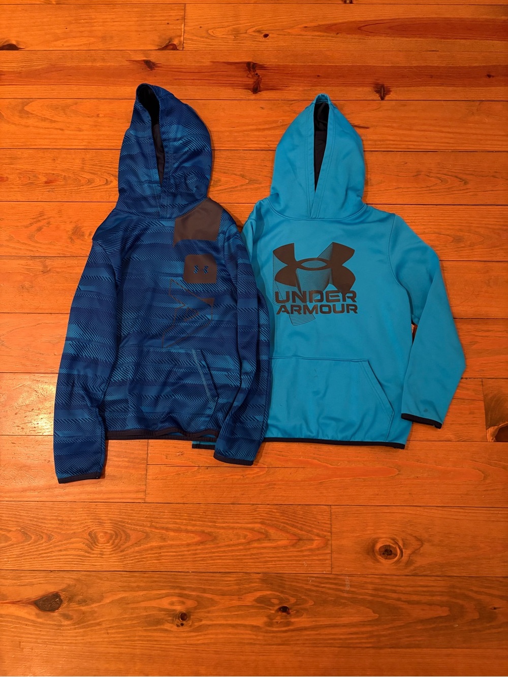 Under Armour Blue & Teal Kids Hoodies